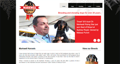 Desktop Screenshot of markwellkennels.com